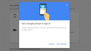 2-Step Verification - Google Prompt